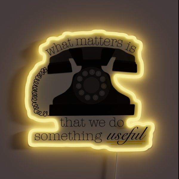 Operation Mincemeat Musical Quote RGB Neon Sign
