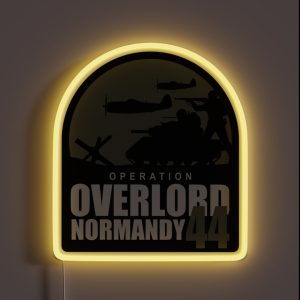 Operation Overlord Normandy 44 RGB Neon Sign