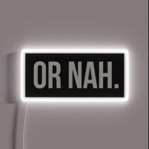 Or Nah RGB Neon Sign Or Nah RGB Neon Sign