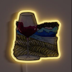 OR Wine Country RGB Neon Sign