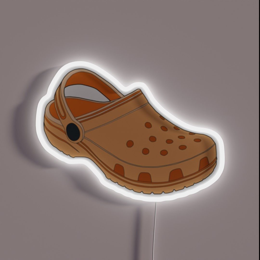 Orange Crocs RGB Neon Sign Orange Crocs RGB Neon Sign