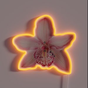 Orchid With Piercings RGB Neon Sign