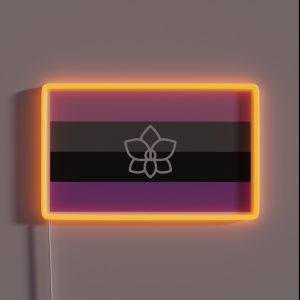 Orchidsexual Flag RGB Neon Sign Orchidsexual Flag RGB Neon Sign