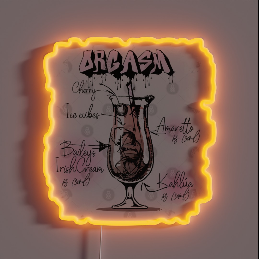 Orgasm RGB Neon Sign Orgasm RGB Neon Sign
