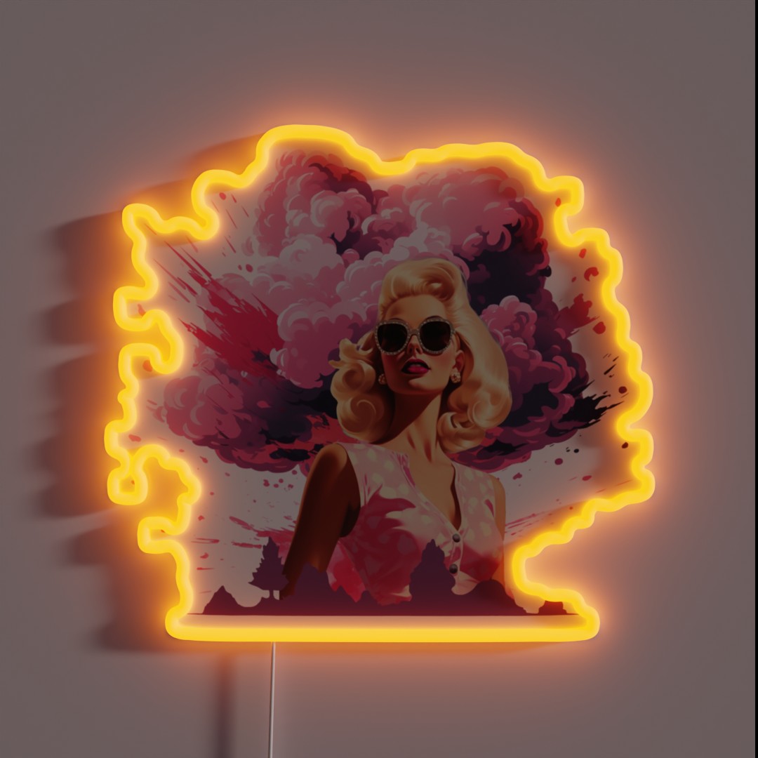 ORIGINAL BARBENHEIMER 2023 No Text RGB Neon Sign ORIGINAL BARBENHEIMER 2023 No Text RGB Neon Sign