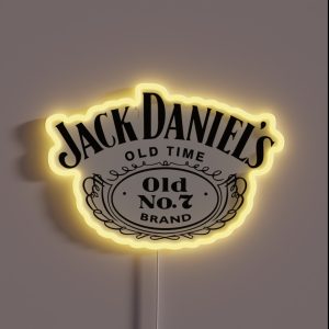 ORLJFNI JACKDANIELS ALCOHOLIC RGB Neon Sign