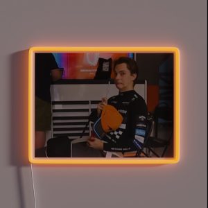 Oscar Piastri Side Eye Formula One Meme RGB Neon Sign