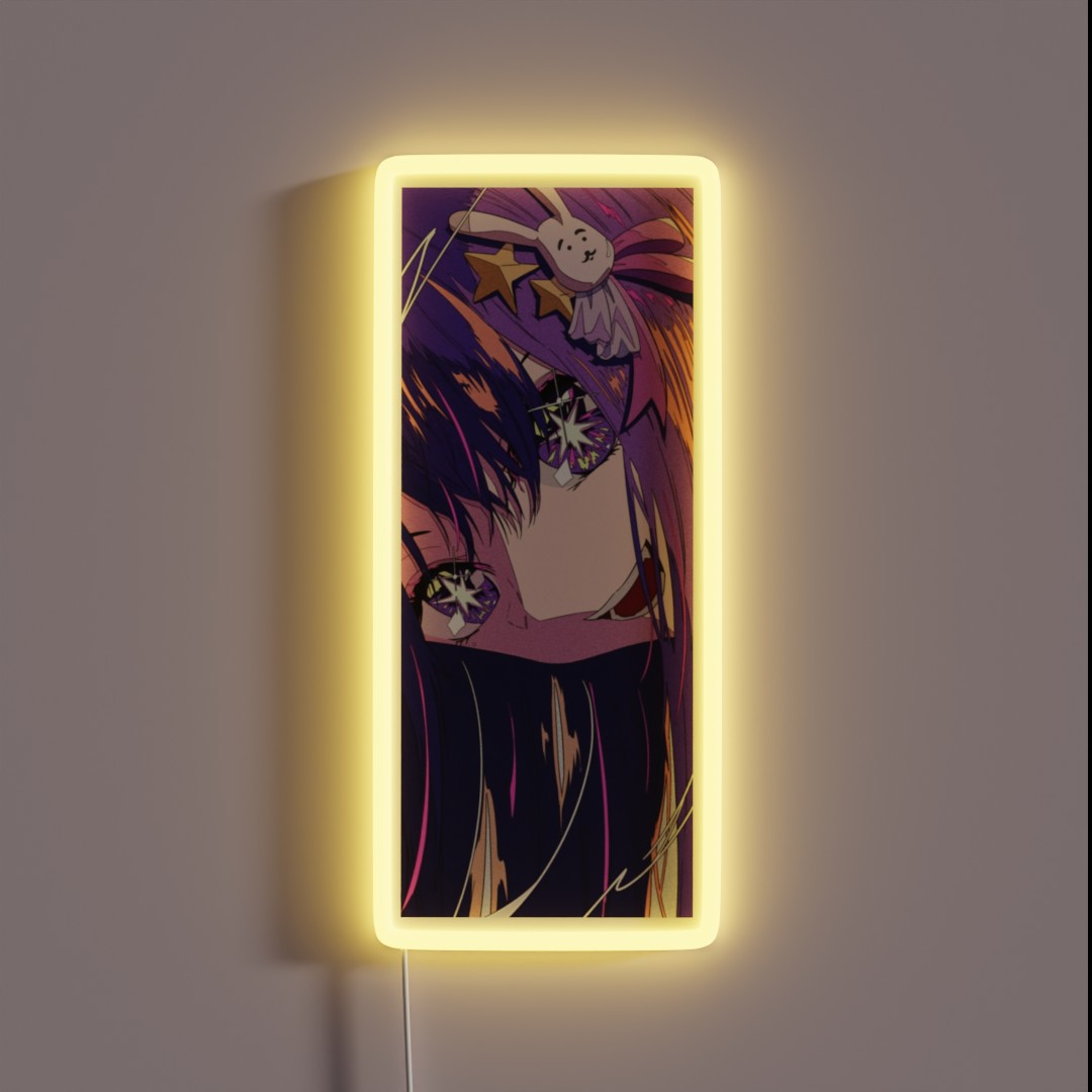 Oshi No Ko Ai Eyes RGB Neon Sign Oshi No Ko Ai Eyes RGB Neon Sign