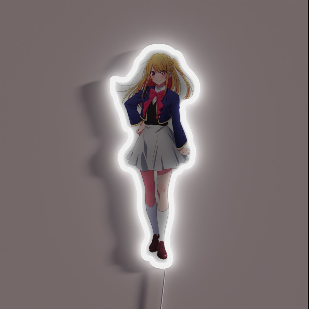 Oshi No Ko Hero Design RGB Neon Sign Oshi No Ko Hero Design RGB Neon Sign