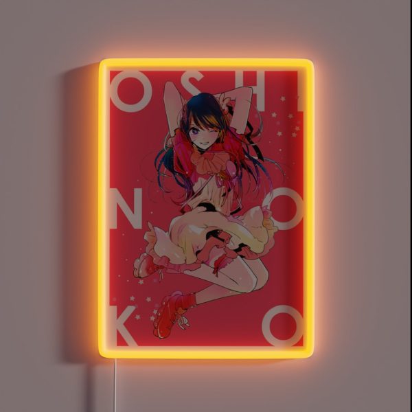 OSHI NO KO RGB Neon Sign