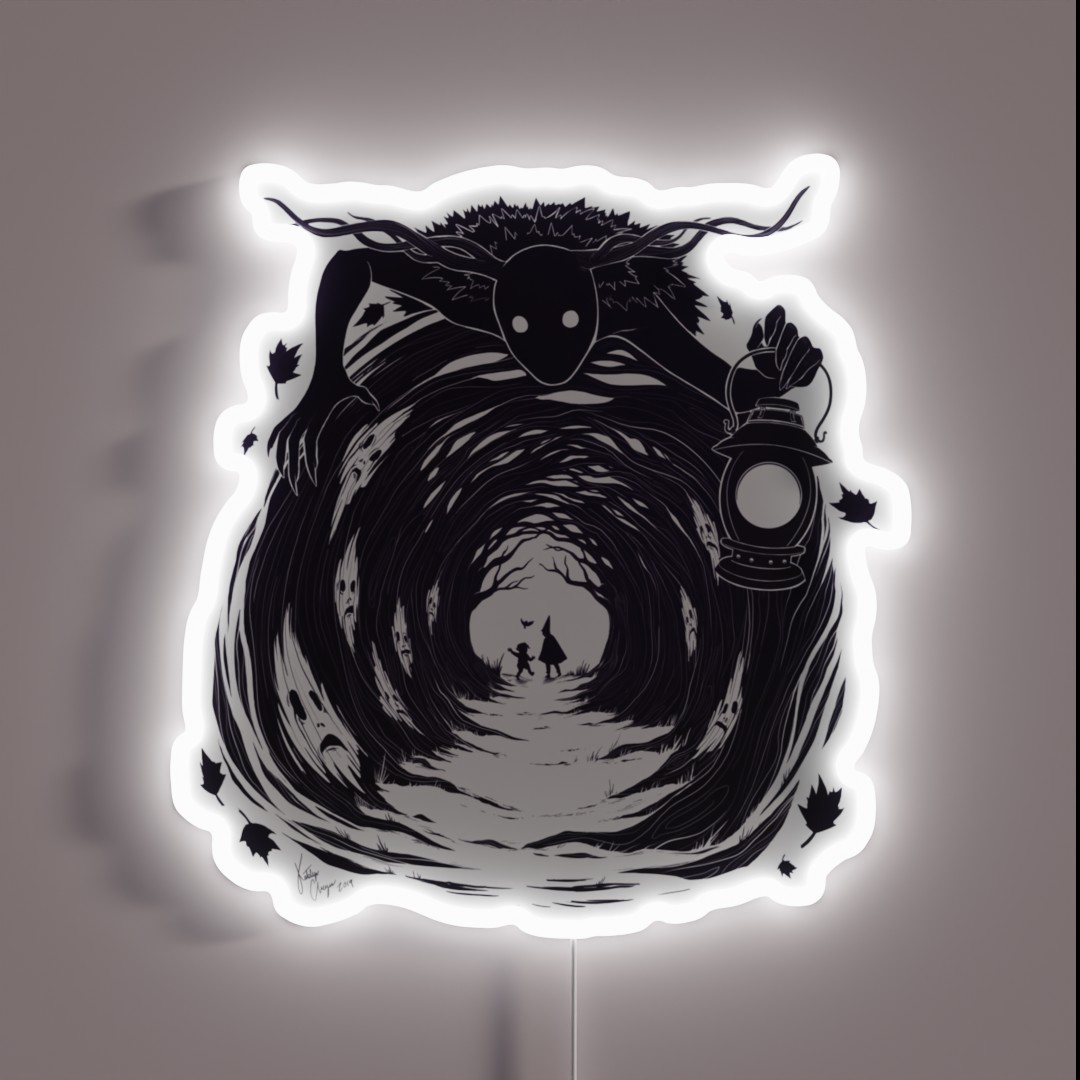 Otgw If You Go Into The Woods At Night RGB Neon Sign Otgw If You Go Into The Woods At Night RGB Neon Sign