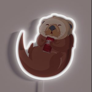 Otter Dr Pepper RGB Neon Sign