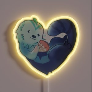 Otter Fountain Genshin Impact RGB Neon Sign