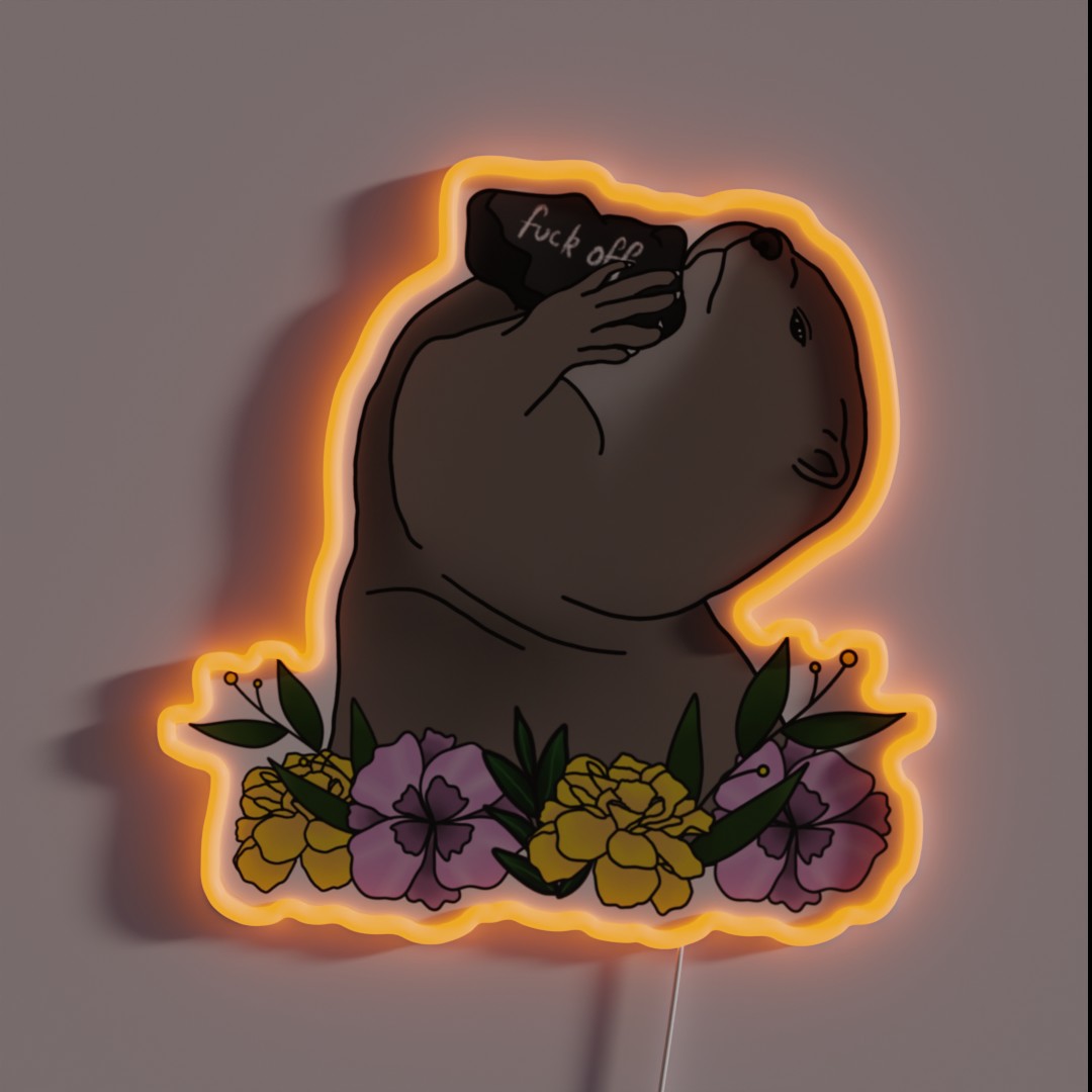 Otterly Aggressive RGB Neon Sign Otterly Aggressive RGB Neon Sign