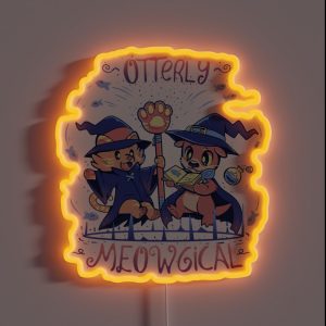 Otterly Meowgical RGB Neon Sign Otterly Meowgical RGB Neon Sign