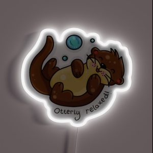 Otterly Relaxed RGB Neon Sign