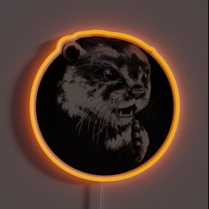 Otterly Surprised Otter RGB Neon Sign Otterly Surprised Otter RGB Neon Sign
