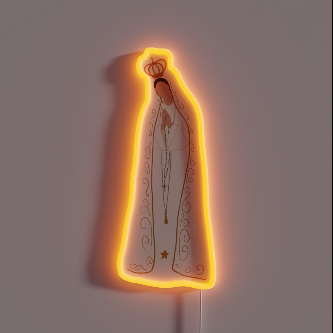 Our Lady Of Fatima RGB Neon Sign Our Lady Of Fatima RGB Neon Sign