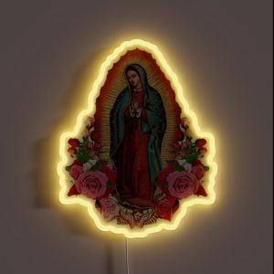 Our Lady Of Guadalupe Mexican Virgin Mary Mexico RGB Neon Sign Our Lady Of Guadalupe Mexican Virgin Mary Mexico RGB Neon Sign