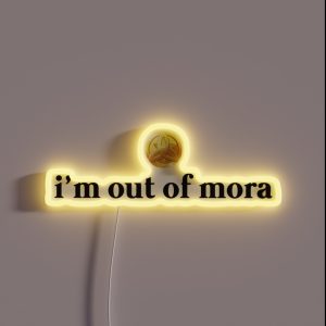 Out Of Mora RGB Neon Sign Out Of Mora RGB Neon Sign