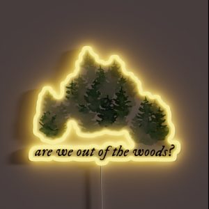 Out Of The Woods RGB Neon Sign Out Of The Woods RGB Neon Sign