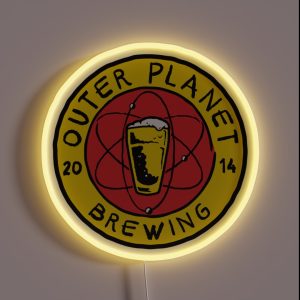 Outer Planet Brewing RGB Neon Sign