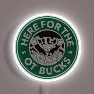 Over Time Bucks RGB Neon Sign