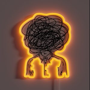 Overthinking RGB Neon Sign