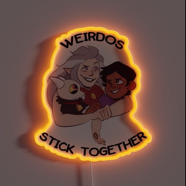 Owl Family RGB Neon Sign