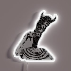 Oyasumi Punpun Eyes RGB Neon Sign