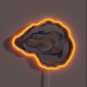Oyster Watercolor Painting RGB Neon Sign