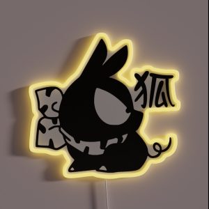 P Chan Pig Kanji Ranma 1 2 RGB Neon Sign