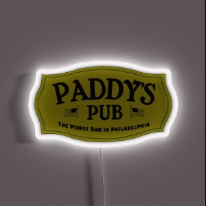 Paddy S Pub Logo RGB Neon Sign