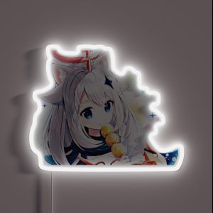 Paimon Genshin Impace RGB Neon Sign