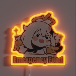 Paimon Genshin Impact Emergency Impact RGB Neon Sign