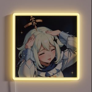 Paimon Genshin Impact RGB Neon Sign