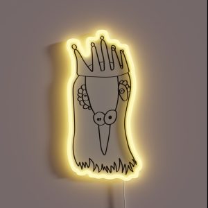 Paimon Pigeon King RGB Neon Sign Paimon Pigeon King RGB Neon Sign