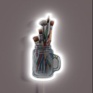 Paint Brushes No Background RGB Neon Sign Paint Brushes No Background RGB Neon Sign
