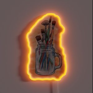 Paint Brushes RGB Neon Sign Paint Brushes RGB Neon Sign