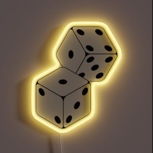 Pair Of Dice RGB Neon Sign