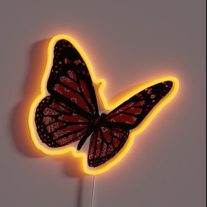 Paisley Butterfly RGB Neon Sign