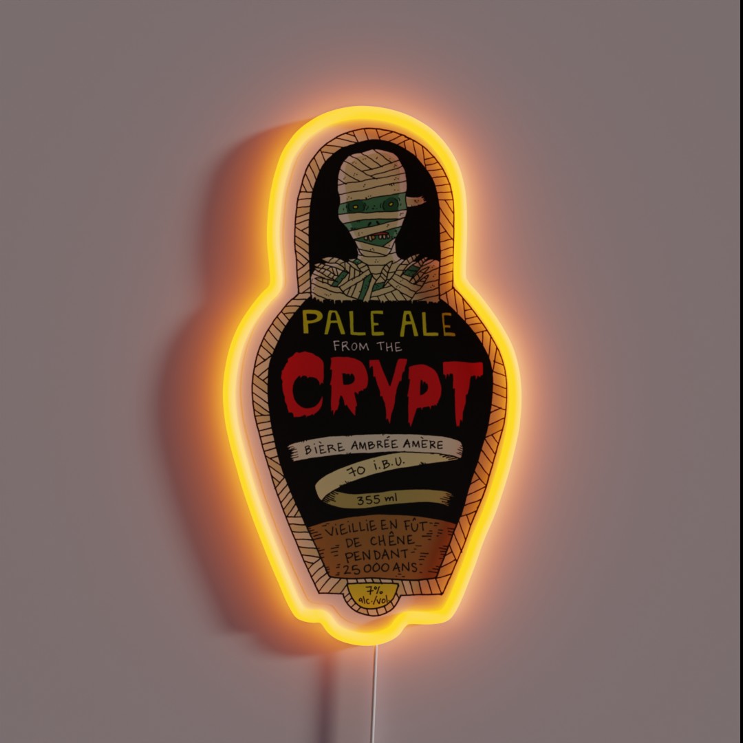 Pale Ale From The Crypt RGB Neon Sign Pale Ale From The Crypt RGB Neon Sign