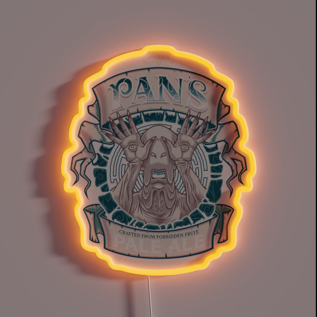 Pan S Pale Ale RGB Neon Sign Pan S Pale Ale RGB Neon Sign