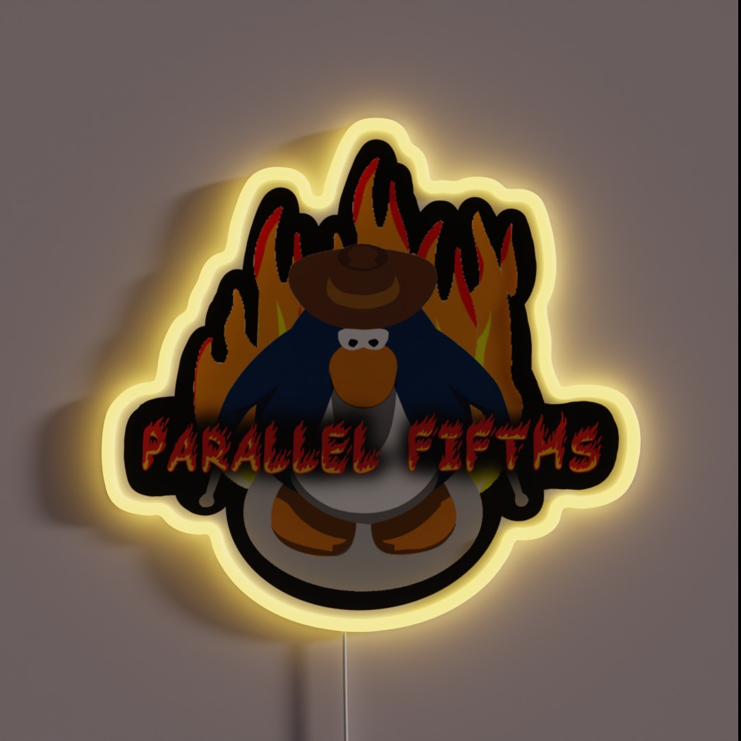 Parallel Fifths RGB Neon Sign Parallel Fifths RGB Neon Sign