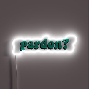 Pardon RGB Neon Sign Pardon RGB Neon Sign