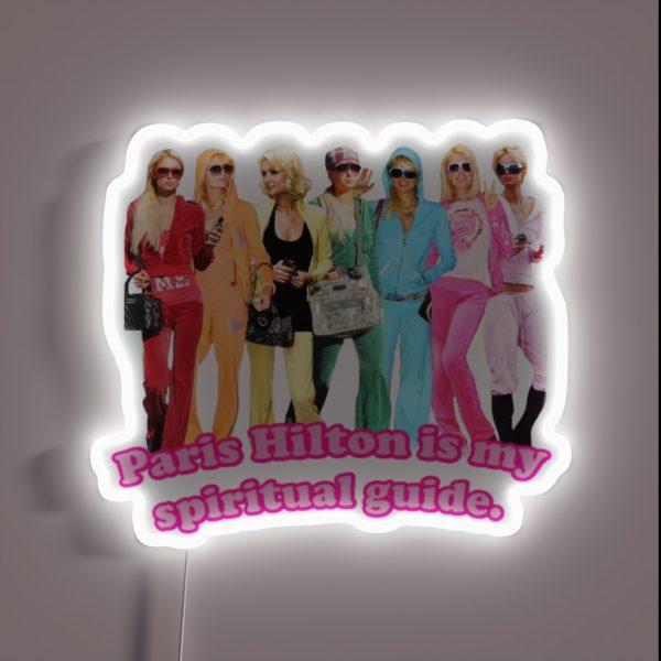 Paris Hilton RGB Neon Sign