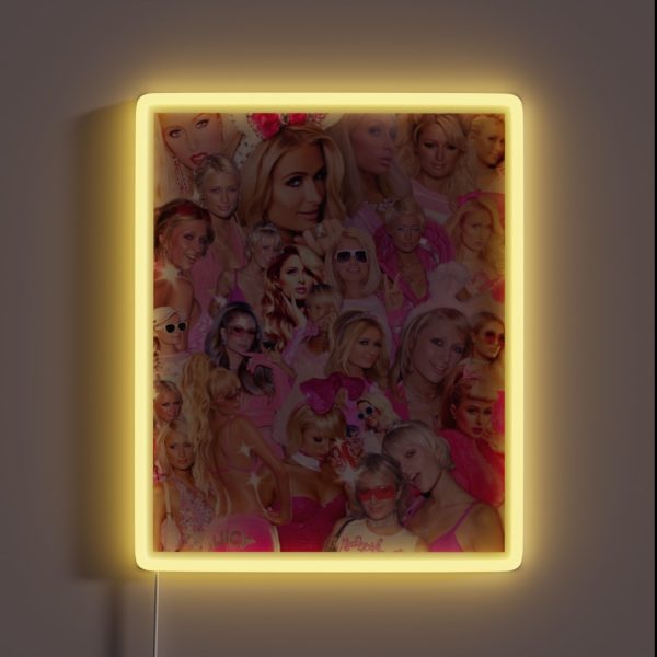 Paris Hilton RGB Neon Sign