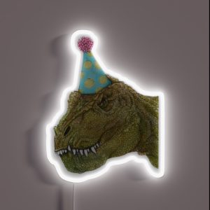 Party Dinosaur RGB Neon Sign