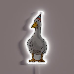 Party Duck RGB Neon Sign