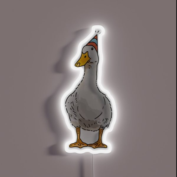 Party Duck RGB Neon Sign